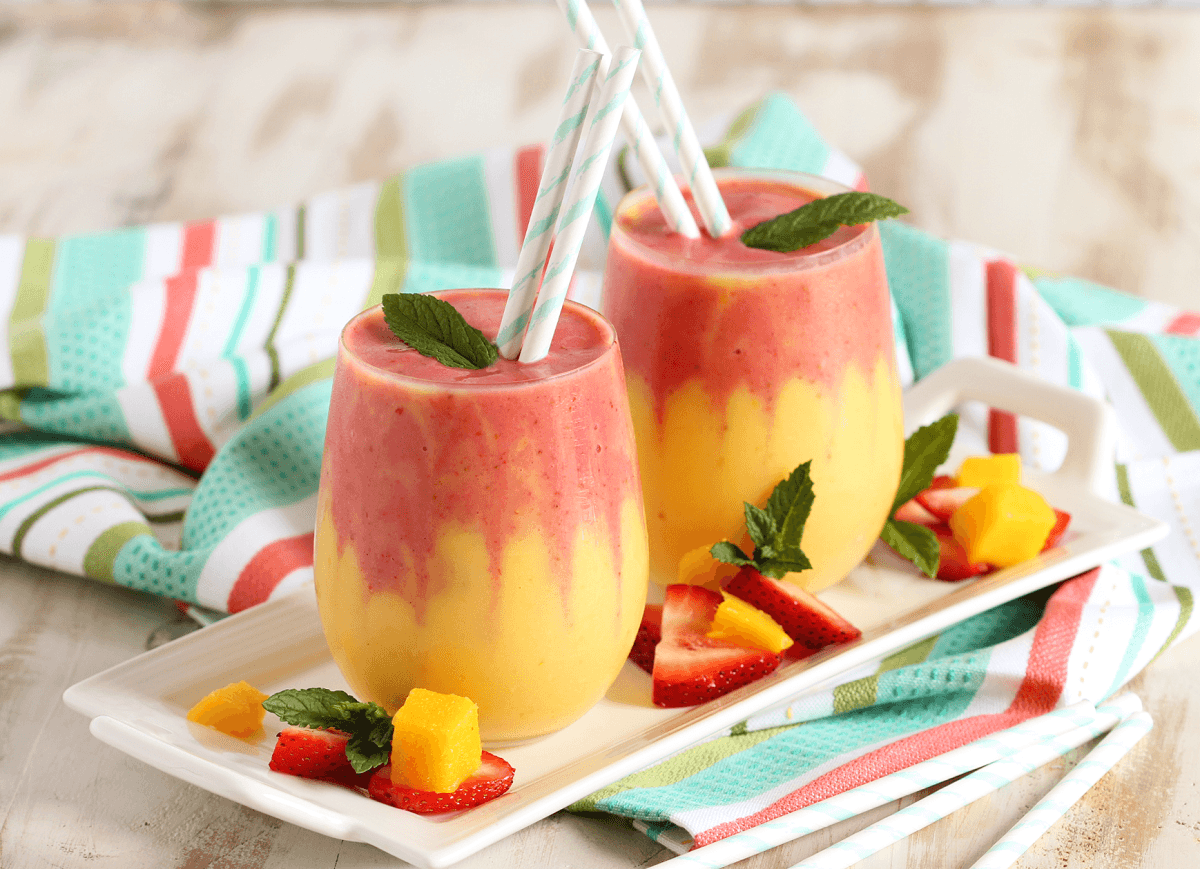 Mango Strawberry Smoothie