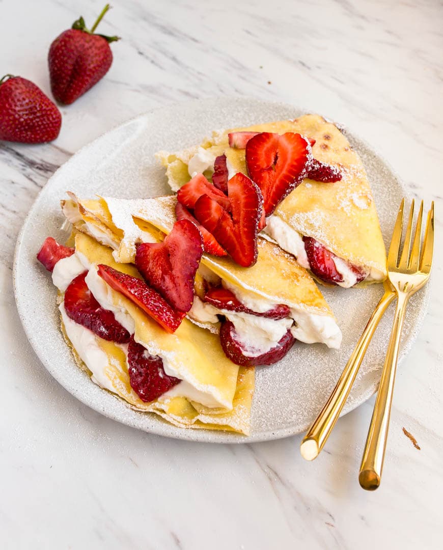 Strawberry Crepes