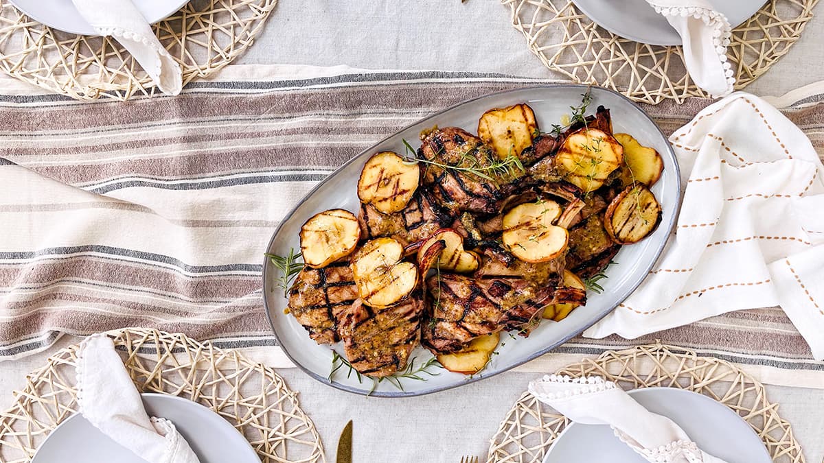 Cider Brined Grilled Pork Chops